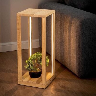 Premium Pure Wooden Drawing Room Lamp
